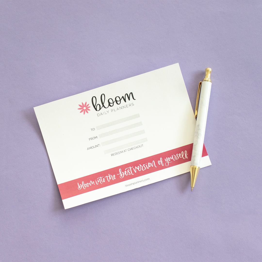 bloom daily planners Gift Card