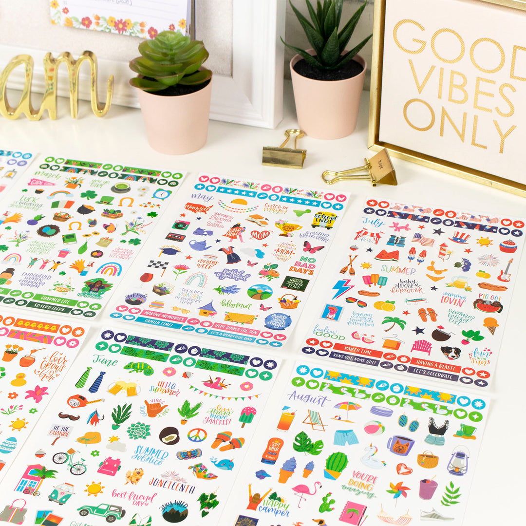 Sticker Value Pack, Monthly Celebrations- IMPERFECT