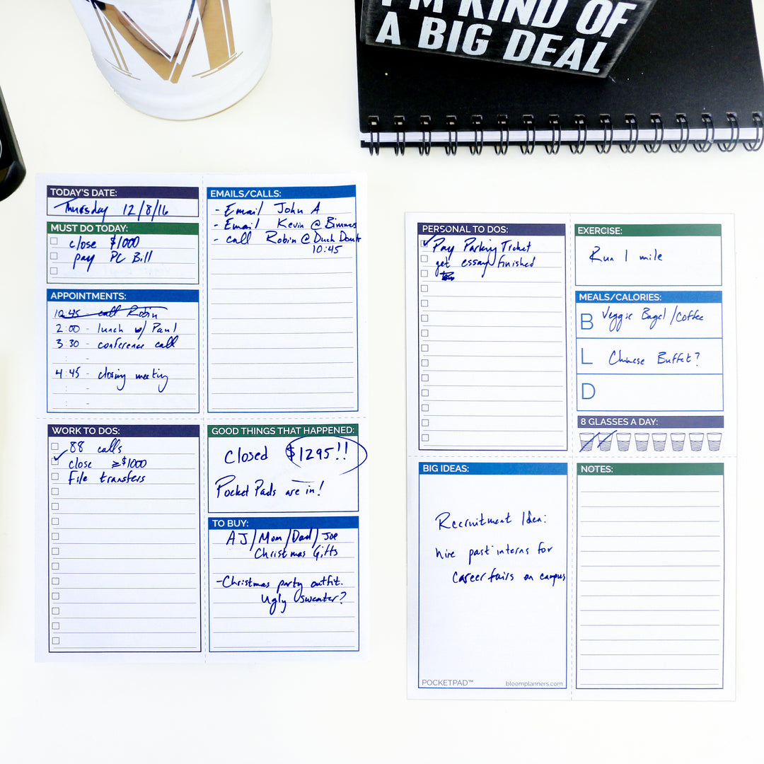 Planning Pad, 6" x 9", Double Sided Pocket Pad