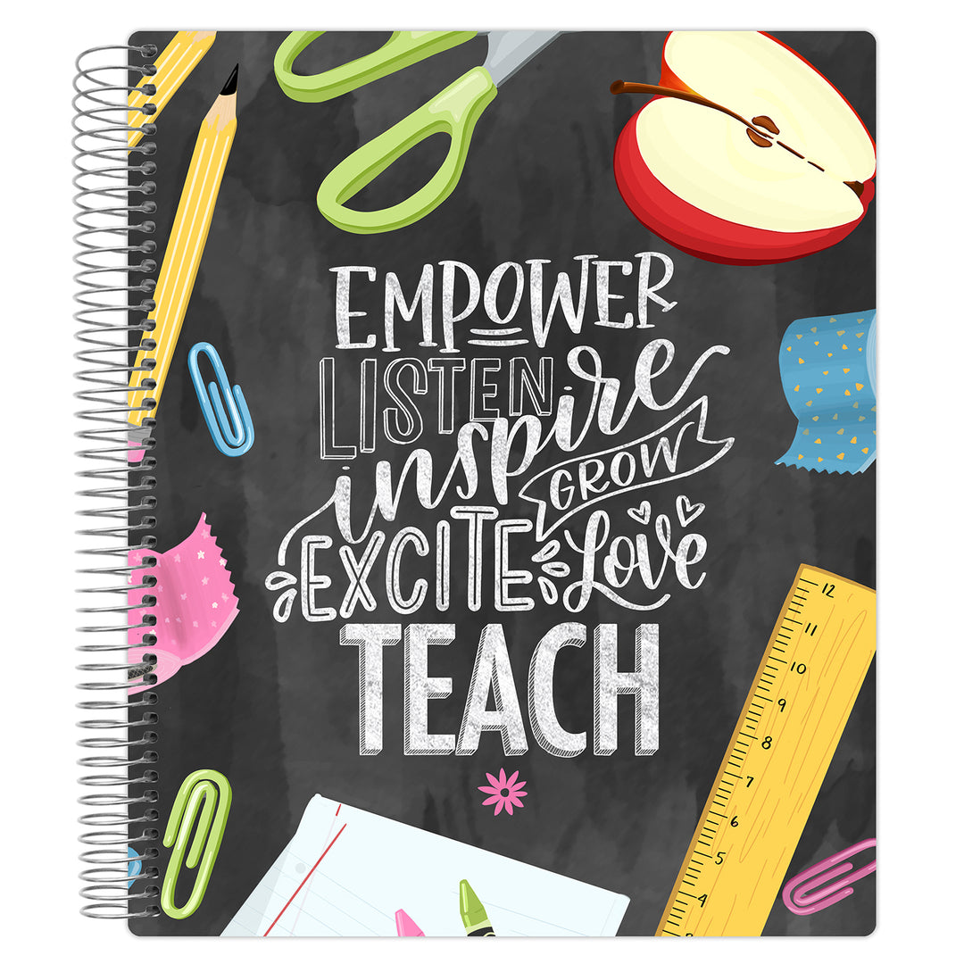 Chalkboard Style Teacher Planner / Teacher Lesson Planner - bloom planners®  – bloom daily planners