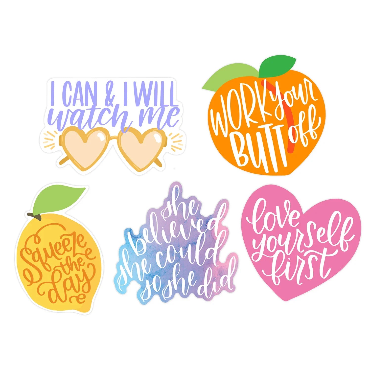 Vinyl Sticker Set, Motivation Pack - bloom daily planners®