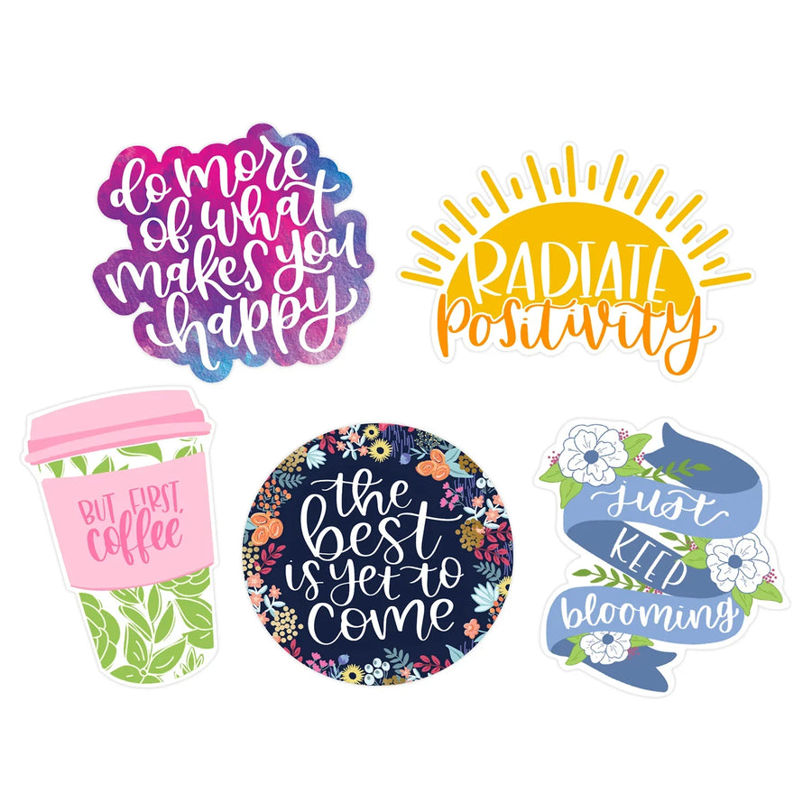 Vinyl Sticker Set, Positivity Pack - bloom daily planners®