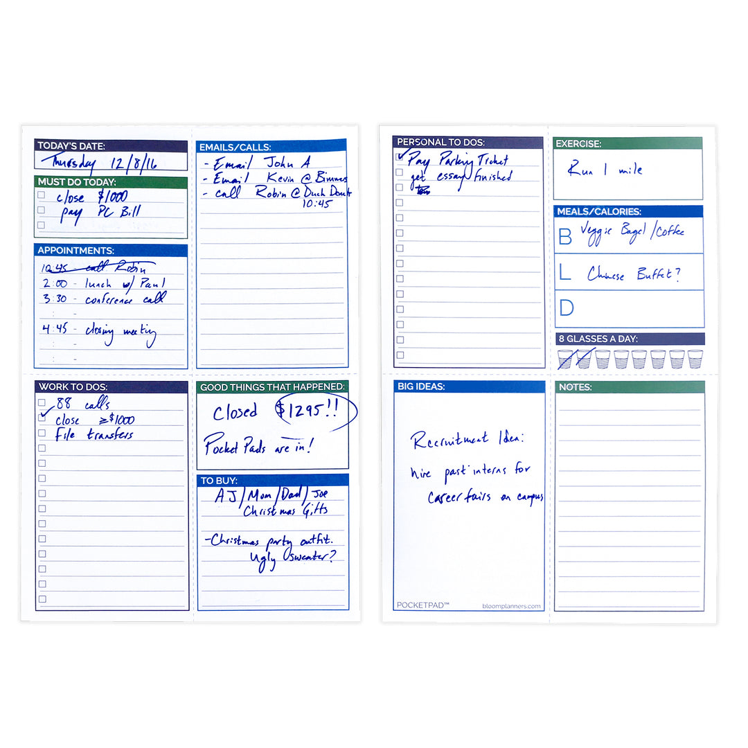 Planning Pad, 6" x 9", Double Sided Pocket Pad