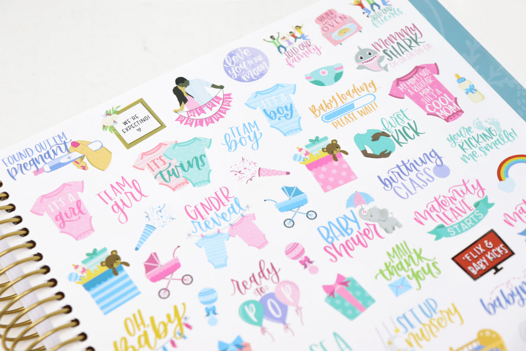 Pregnancy & Baby's First Year Stickers - bloom daily planners®